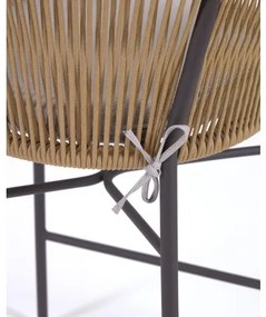 YANET 65 záhradná pultová stolička Béžová