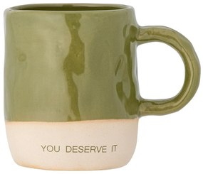 Zelený hrnček z kameniny 335 ml Neo – Bloomingville