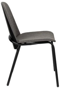 Tmavosivé jedálenské stoličky v súprave 2 ks Clip - Zuiver