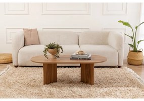 Konferenčný stolík OVAL 60x120 cm hnedá