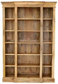 furniture-nabytek.cz - Policová knižnica 140x200x45 z masívu mango
