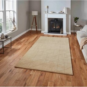 Béžový vlnený koberec Think Rugs Kasbah, 150 x 230 cm