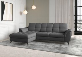 XXXLutz ROHOVÁ SEDAČKA, textil, tmavosivá Sit & More - Sedačky - 000144013310