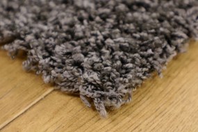 Vopi, AKCIA: 215x365 cm Koberec metráž Color Shaggy šedý - neúčtujeme odrezky z role - obšitý zo všetkých strán, šíře, šedá, ab (mriežka), kancelária