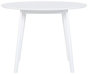 Okrúhly jedálenský stôl ⌀ 100 cm biely ROXBY Beliani