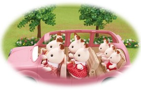 Sylvanian family 5535 Rodinné auto ružové Van