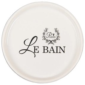 Keramická okrúhla mydlovnička Le Bain - Ø 12*3 cm
