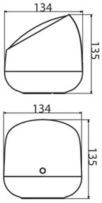 WiZ - LED RGBW Stmievateľná stolná lampa SQUIRE LED/9W/230V 2200-6500K Wi-Fi