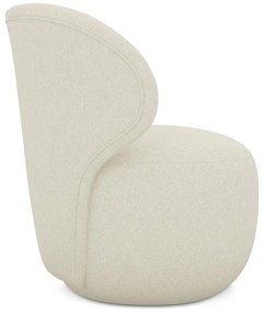 Krémovobiele kreslo Kama – Makamii