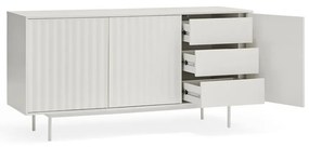 Biela nízka komoda 159x80 cm Sierra – Teulat
