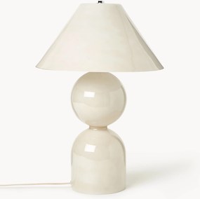 Veľká sklenená stolová lampa's nastaviteľným tienidlom Danielle