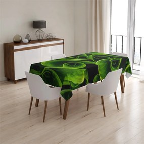 Sablio Obrus Zelené listy - 90x90 cm