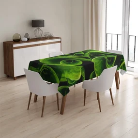 Sablio Obrus Zelené listy - 90x90 cm
