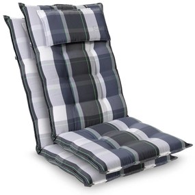 Sylt, čalúnená podložka, podložka na stoličku, podložka na vyššie polohovacie kreslo, vankúš, polyester, 50 × 120 × 9 cm, 2 x čalúnenie