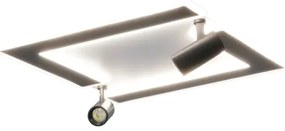 LED Stmievateľné stropné svietidlo LED/80W/230V 3000-6500K čierna +diaľkové ovládanie