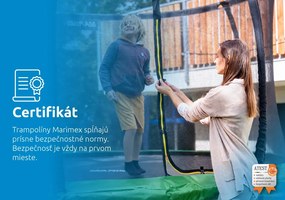 Marimex | Trampolína Marimex Standard 366 cm - zelená + vnútorná ochranná sieť + schodíky ZADARMO | 19000101