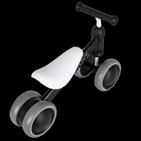 ECOTOYS mini odrážadlo pre deti 18–36 mesiacov, bežecké, čierne, ľahké 2,2 kg