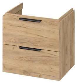 Cersanit S598-045-DSM - Závesná kúpeľňová skrinka pod umývadlo MALIKA 60x45 cm dub