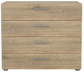 Komoda v dubovom dekore Tvilum Pepe, 80 x 68 cm