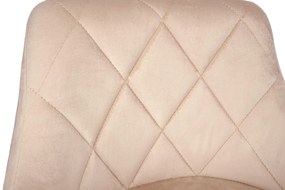 JAKS Barová stolička cydro velvet béžová