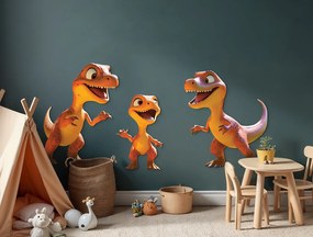 drevko |  Obraz Malé dinosaury  68 x 130 cm