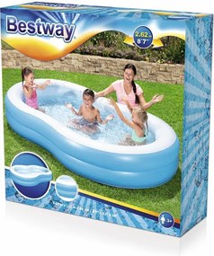 Bazén Bestway 54117, The Big Lagoon Family, detský, nafukovací, 2,62x1,57x0,46 m
