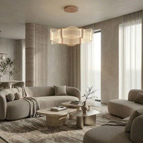 Toolight Rea, ZÁVESNÁ STROPNÁ LAMPA G151-CP GOLD, OSW-04707