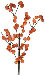 Dekoračný kvet priemer 86 cm,. kvet 3 cm oranžová