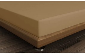 Hnedá napínacia bavlnená plachta 140x200 cm – Mijolnir