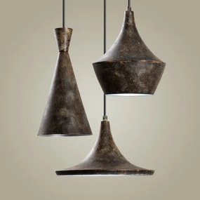 Luster na lanku TOM 3xE27/40W/230V šedá