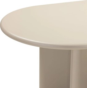 Jedálenský oválny stôl Lima 220 cm tmavobéžový