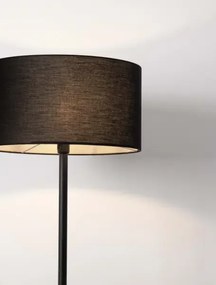 LED čierna stojaca lampa Sibnia