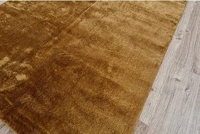 HU Zlatý koberec Plush Deluxe Gold Rozmer: 60x100 cm