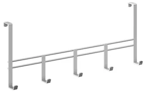 Kovový vešiak na dvere v striebornej farbe 38 cm – Metaltex