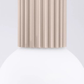 Modré stropné svietidlo so skleneným tienidlom ø 12 cm Orbital – Sollux