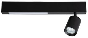 Stropné svietidlo Magnet, 1x čierne kovové tienidlo + 1x LED 5W, b