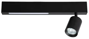 Stropné svietidlo Magnet, 1x čierne kovové tienidlo + 1x LED 5W, b