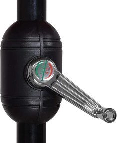 SPRINGOS Záhradný naklápací slnečník GU0034 - 300 cm svetlosivý