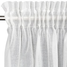 ZÁCLONA NA PÁSKE MARGO 300X270 CM BIELA