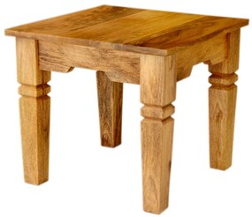 furniture-nabytek.cz - Odkladací stolík Guru 45x40x45 indický masív mango