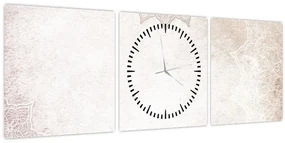 Obraz - Mandaly v stene (s hodinami) (90x30 cm)