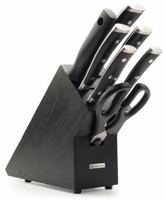 Wüsthof Wüsthof - Sada kuchynských nožov v stojane CLASSIC IKON 8 ks čierna GG311