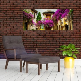 Obraz - Stredomorská lenivá ulička (120x50 cm)