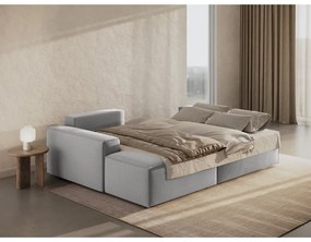 Svetlosivá rozkladacia rohová pohovka (ľavý roh) Jodie – Micadoni Home