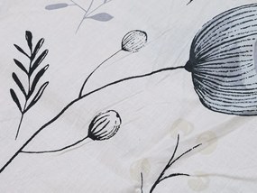 Bavlnené obliečky ANDER krémové Rozmer obliečky: 2 ks 70 x 90 cm | 200 x 220 cm