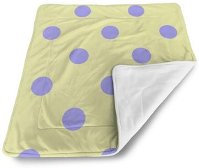 Sablio Deka pre bábätko Fialové bodky - 80x100 cm