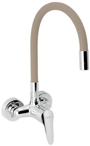 Novaservis Ferro Zumba, drezová batéria s elastickým ramenom, pripojenie 100mm, béžová-chrómová, 94484,0BE
