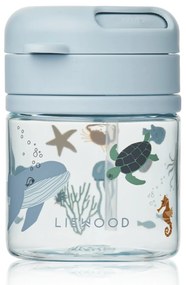 LIEWOOD Detská fľaša so slamkou Pavia Sea Creature Sandy 280 ml