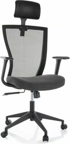 SI Otočná stolička Q-328H čierna