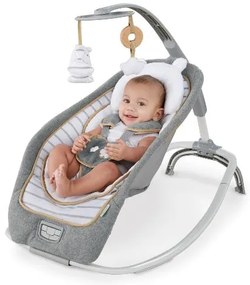 Ingenuity™ Detské ležadlo Rocking Seat Bella Teddy, sivá  (100392206)